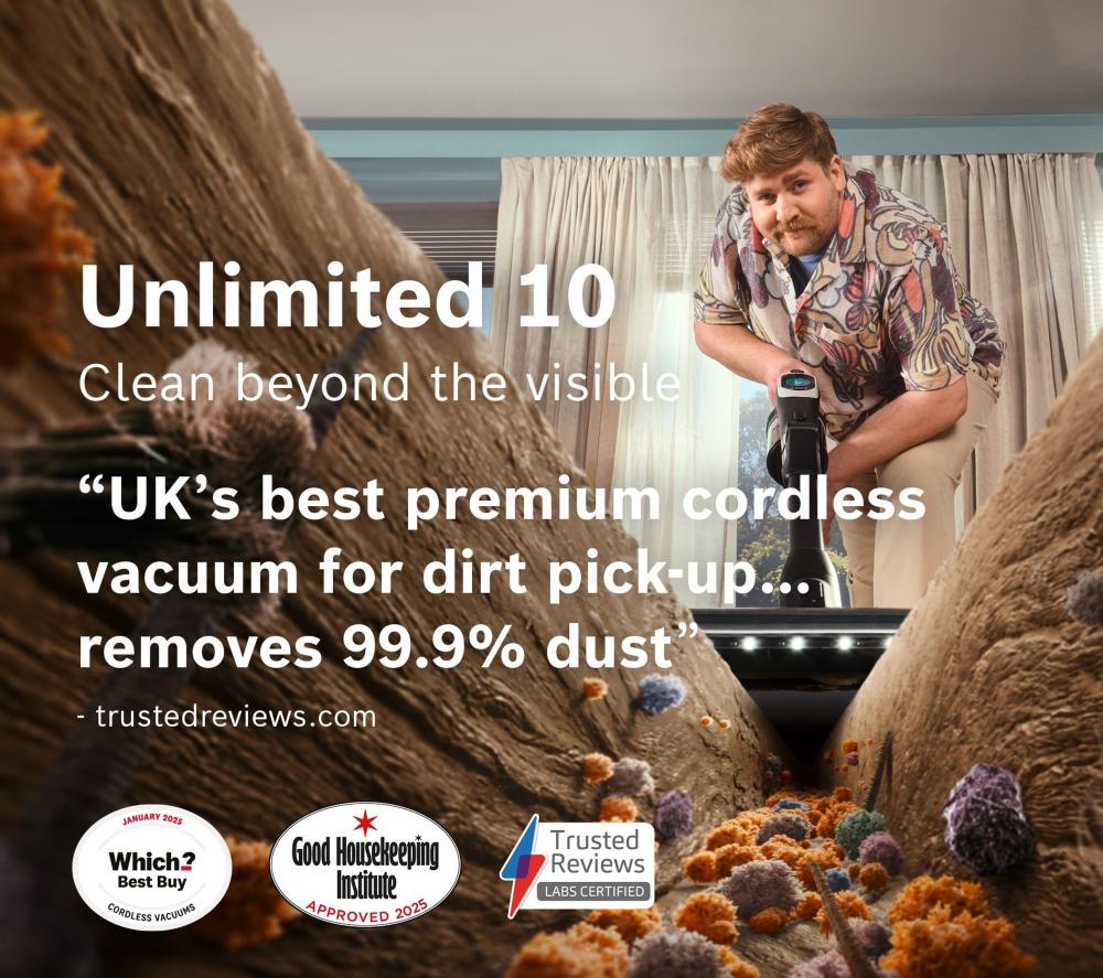 Aspiradora sin cable BOSCH Unlimited 10 BBS1041GGB - Greige