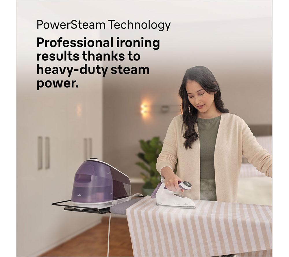 BRAUN CareStyle 5 IS5247VI Steam Generator Iron - White & Violet