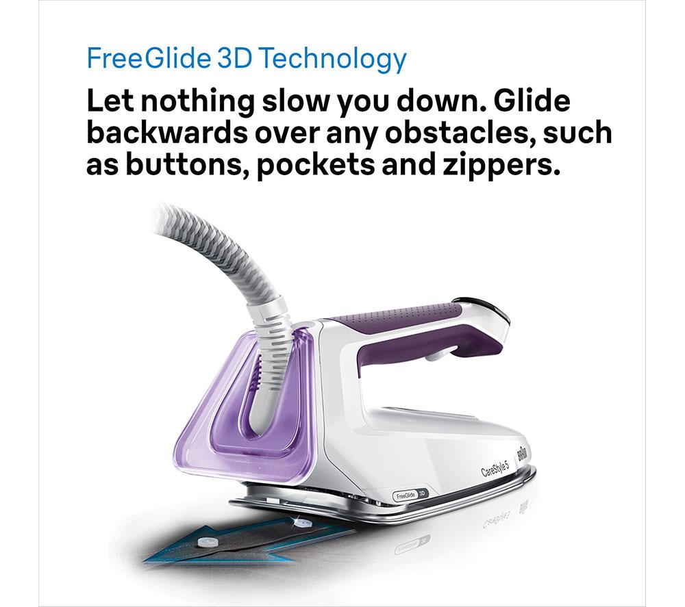BRAUN CareStyle 5 IS5247VI Steam Generator Iron - White & Violet