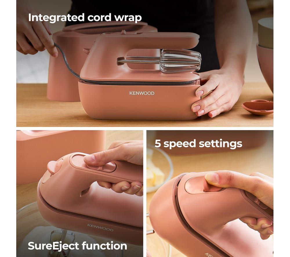KENWOOD Quickmix Go HMP40.000RD Hand Mixer - Clay Red