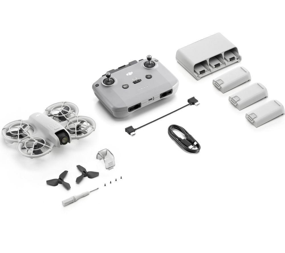 DJI Neo Fly More Combo mit RC-N3 Fernsteuerung – Grau