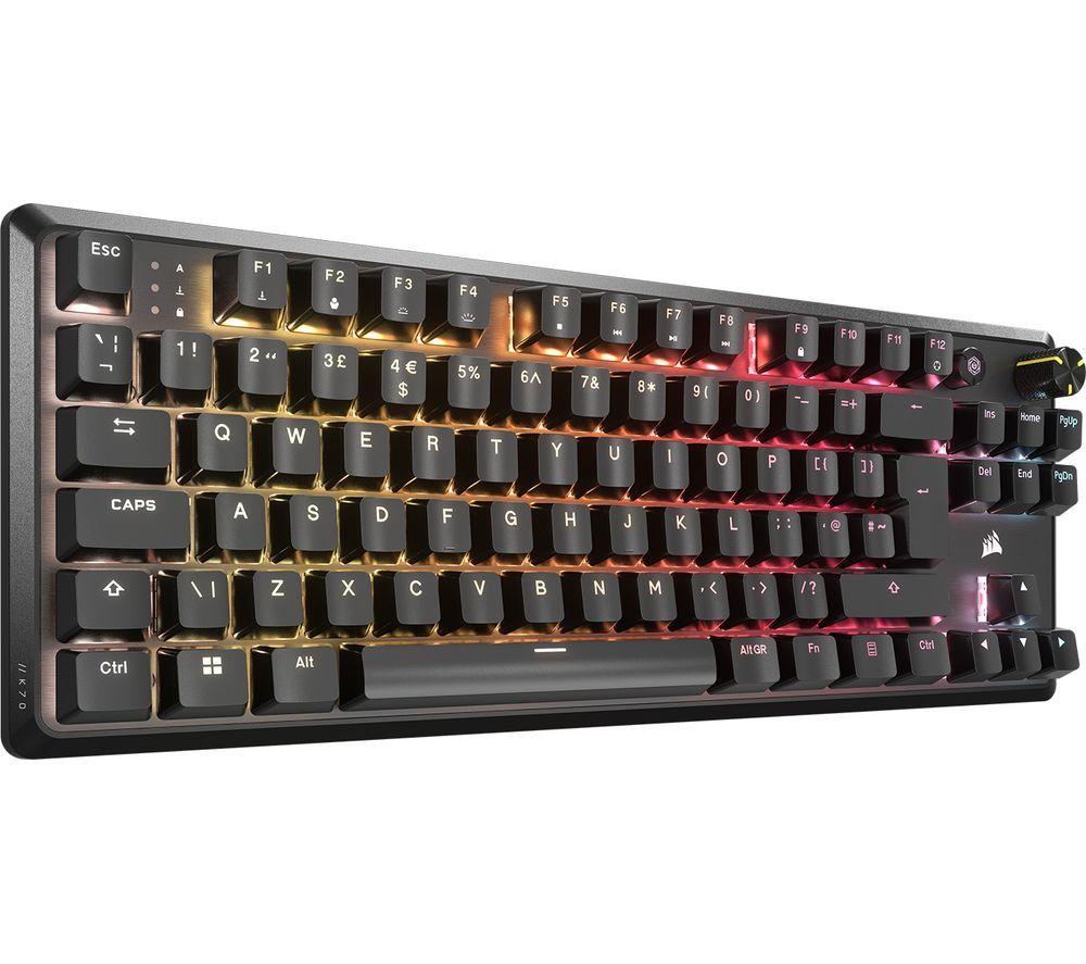 CORSAIR K70 CORE TKL RGB Mechanical Gaming Keyboard - Black