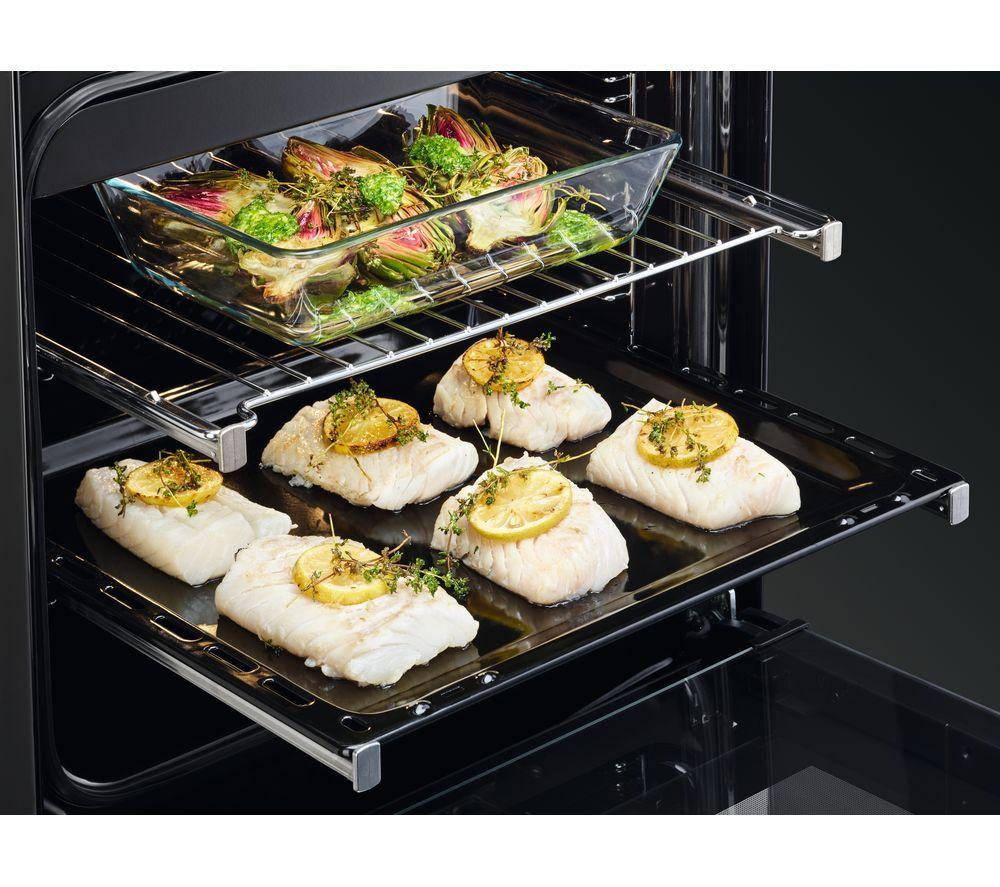 AEG SteamBake CCB6741ACB 60 cm Electric Ceramic Cooker - Black