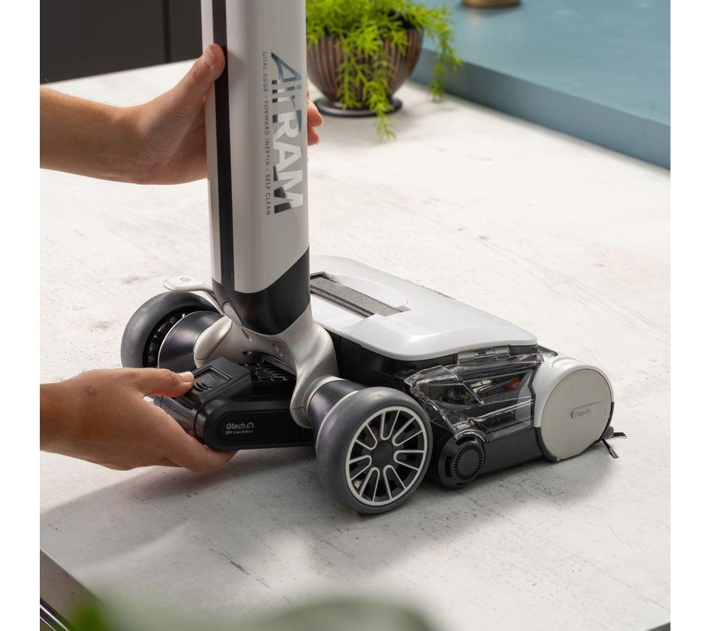Aspiradora sin cable GTECH AirRAM 3 Dual Edge-Clean – Blanco y Negro