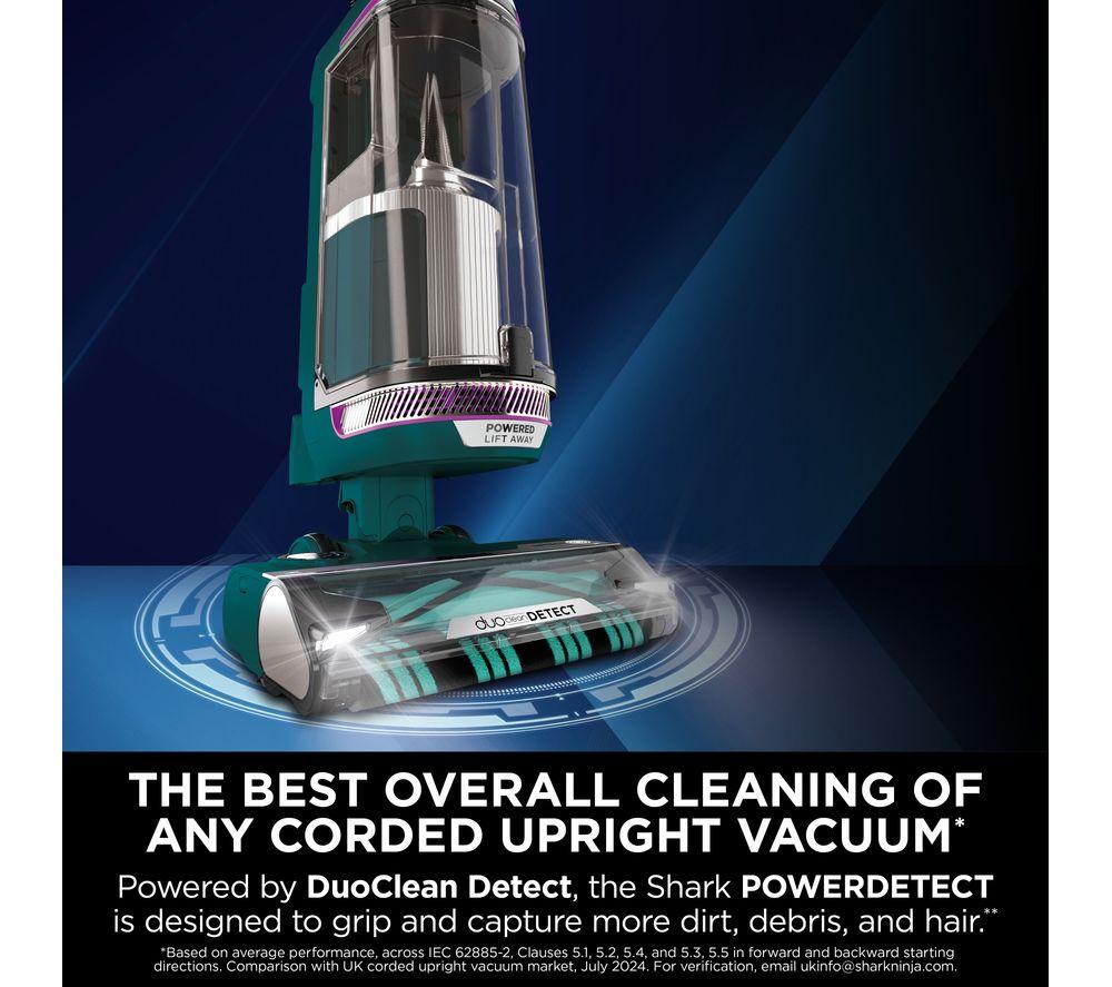 Aspiradora escoba sin bolsa SHARK PowerDetect Powered Lift-Away Pet AZ3900UKT - Azul cerceta oscuro