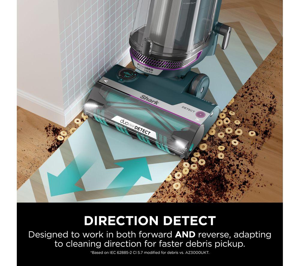 Aspiradora escoba sin bolsa SHARK PowerDetect Powered Lift-Away Pet AZ3900UKT - Azul cerceta oscuro