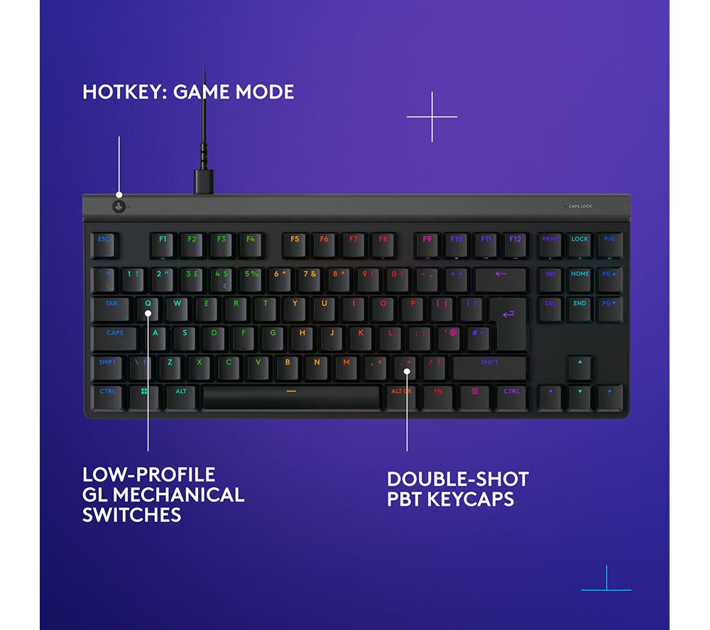 LOGITECH G515 TKL Mechanical Gaming Keyboard - Black