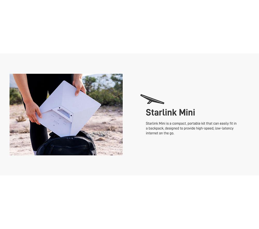 STARLINK Mini Satellite Antenna & WiFi Router Kit - Dual-band