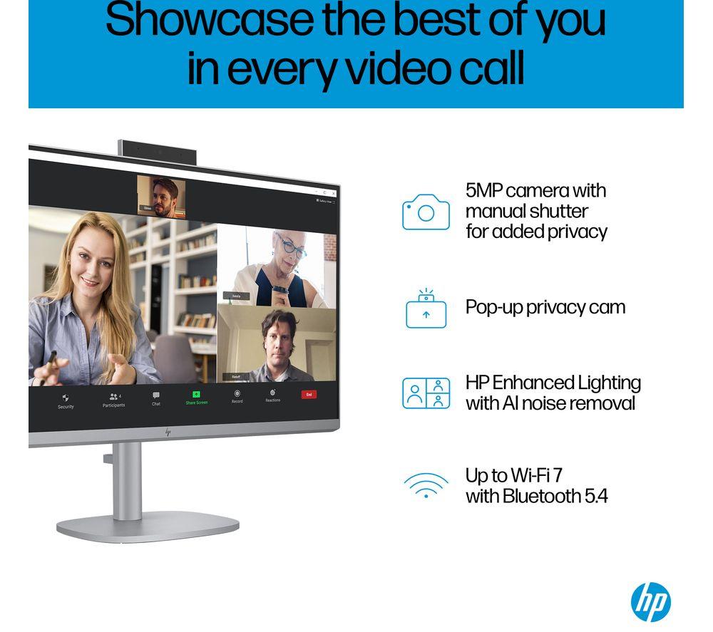 PC Todo en Uno HP OmniStudio X 27-cs0003na 27" - Intel® Core™ Ultra 7, 1 TB SSD, Plata