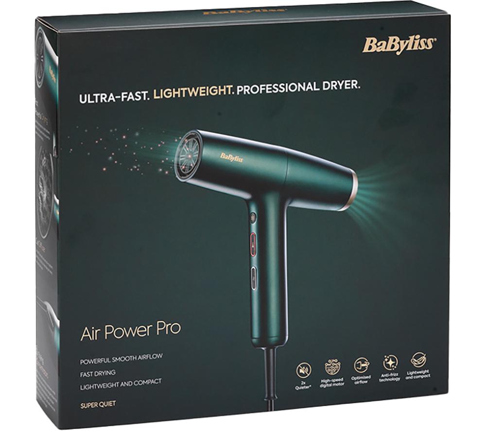 BABYLISS Air Power Pro Hair Dryer - Green