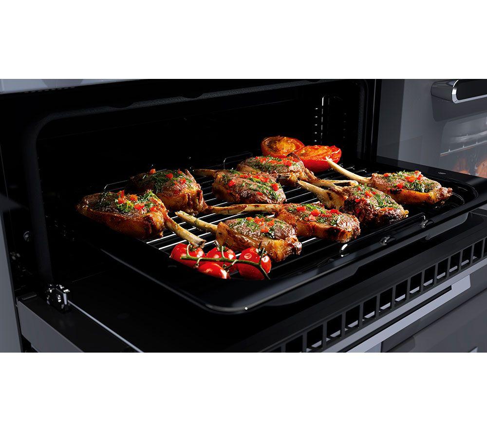 RANGEMASTER Estel Deluxe ESDL90EIPSLT/CM1 90 cm Electric Induction Range Cooker - Slate & Chrome