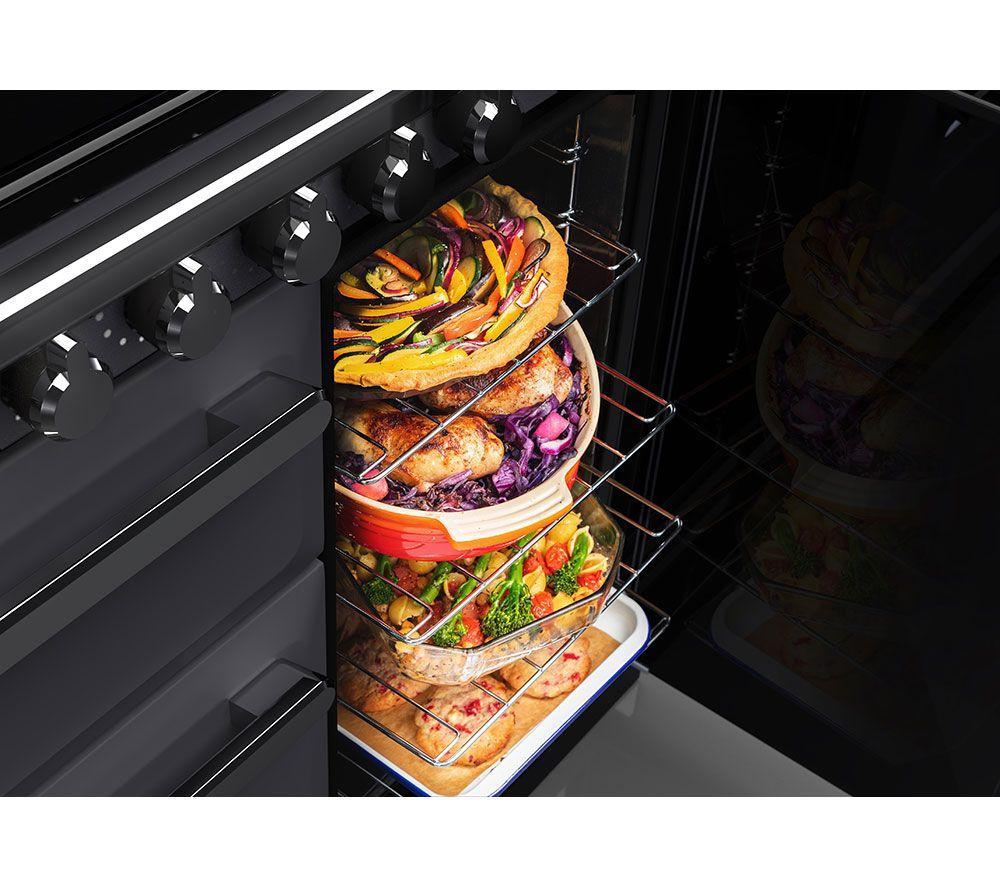 RANGEMASTER Estel Deluxe ESDL90EIPSLT/CM1 90 cm Electric Induction Range Cooker - Slate & Chrome