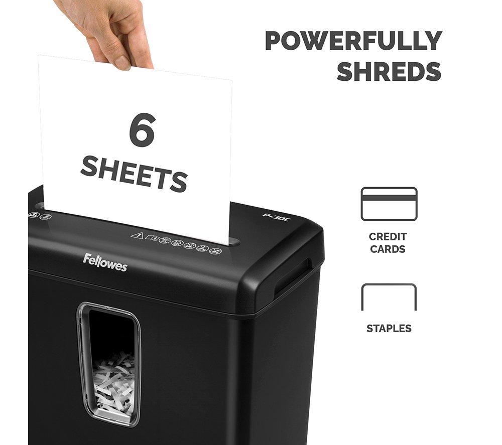 FELLOWES Powershred P-30C Cross Cut Paper Shredder