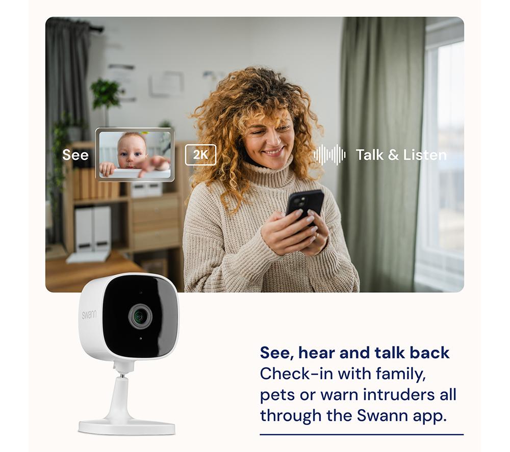 SWANN SWIFI-SE2KIC 2K WLAN-Überwachungskamera
