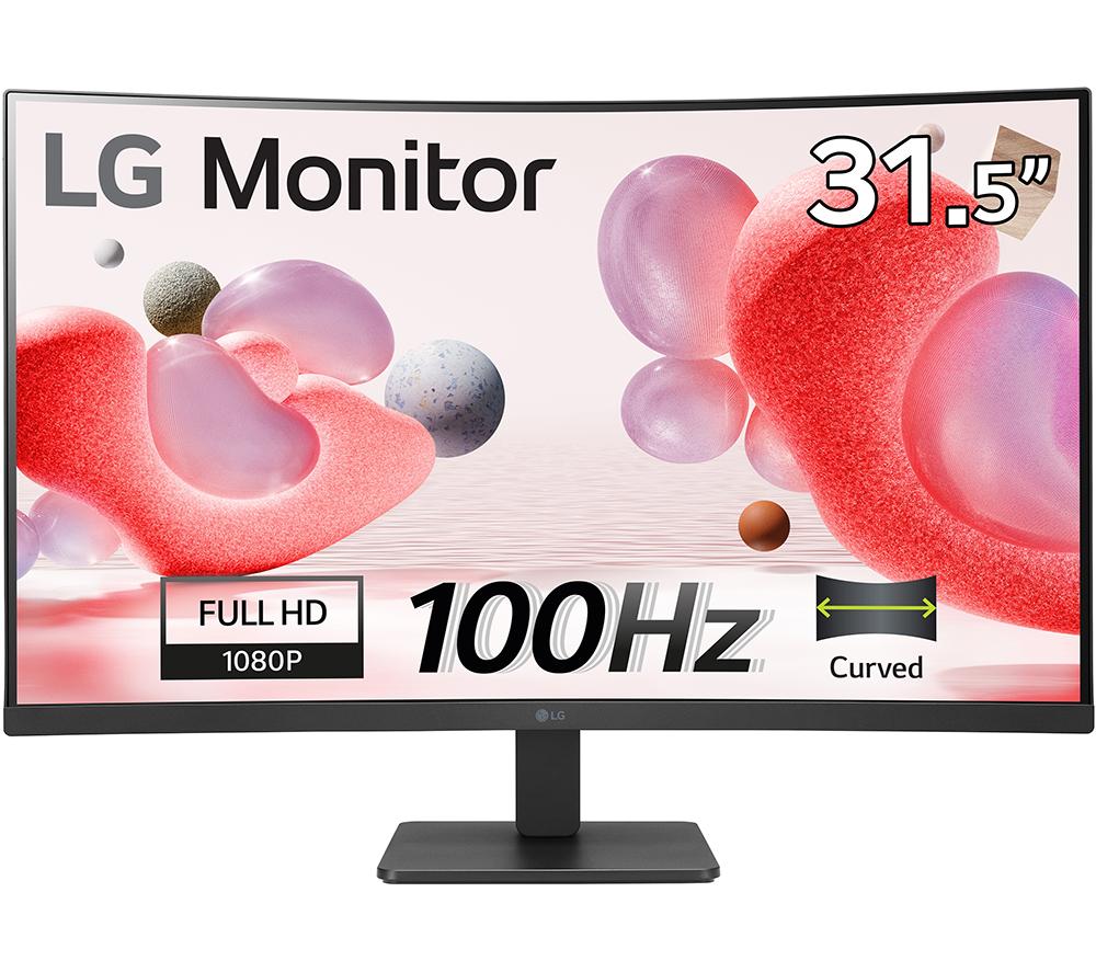 LG 32MR50C-B.AEKQ Full HD 32" Curved VA LCD Monitor - Black