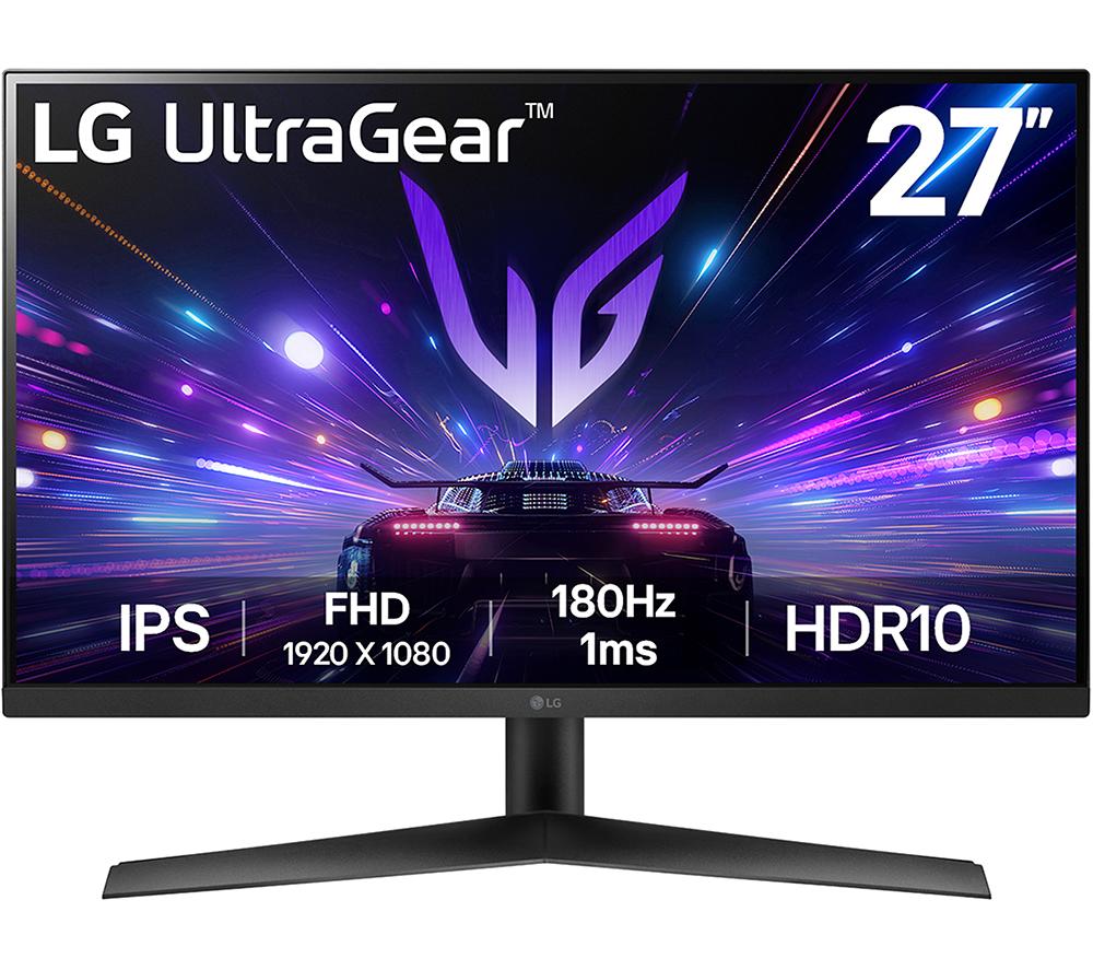 LG UltraGear 27GS60F-B.AEK Full HD 27" Rapid IPS LCD Gaming Monitor - Black