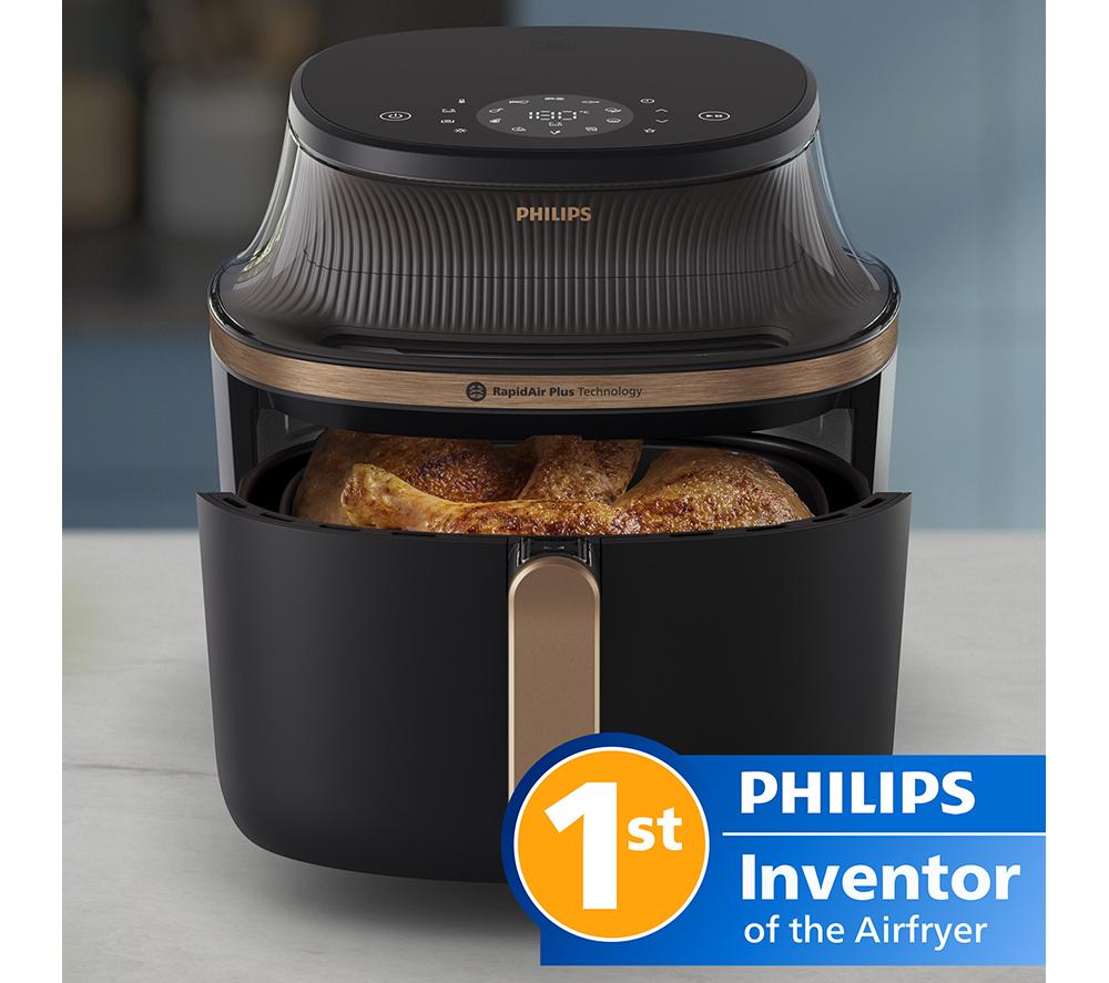 Freidora de aire PHILIPS Serie 3000 NA332/09 - Negro