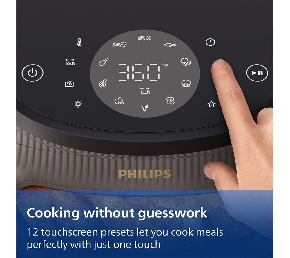 Freidora de aire PHILIPS Serie 3000 NA332/09 - Negro