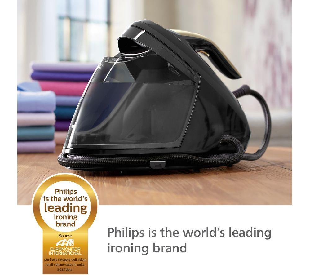 PHILIPS PerfectCare 8000 Series PSG8130/80 Steam Generator Iron - Black & Gold