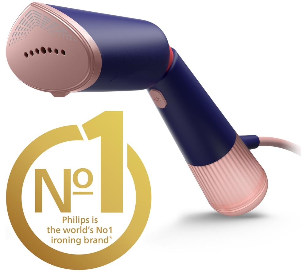 PHILIPS 5000 Series STH5030/20 Handheld Clothes Steamer - Marine Blue