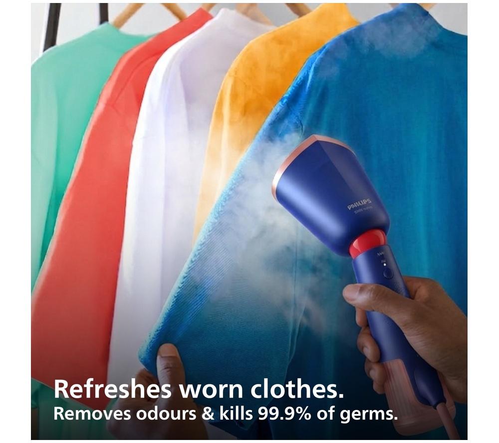 PHILIPS 5000 Series STH5030/20 Handheld Clothes Steamer - Marine Blue