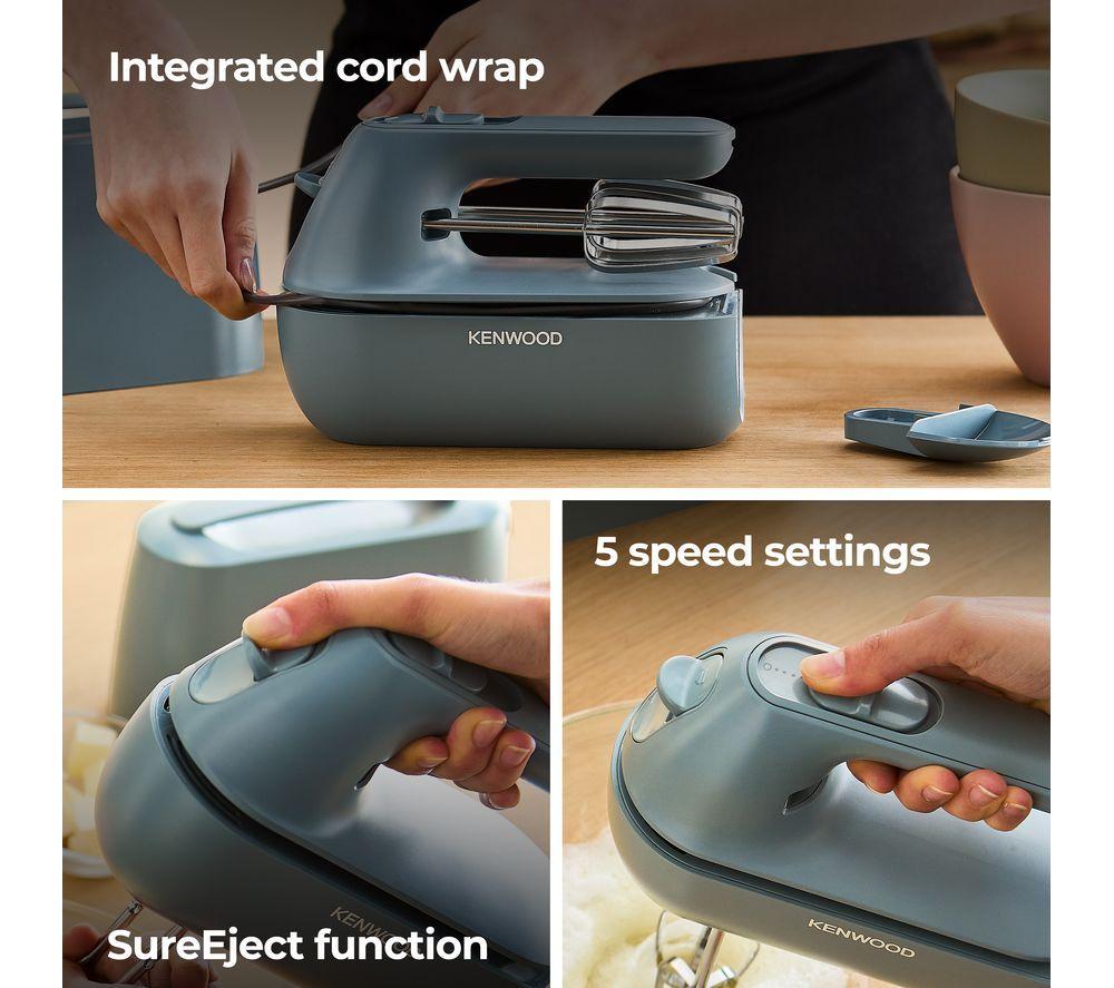 KENWOOD Quickmix Go HMP40.000GY Hand Mixer - Storm Blue