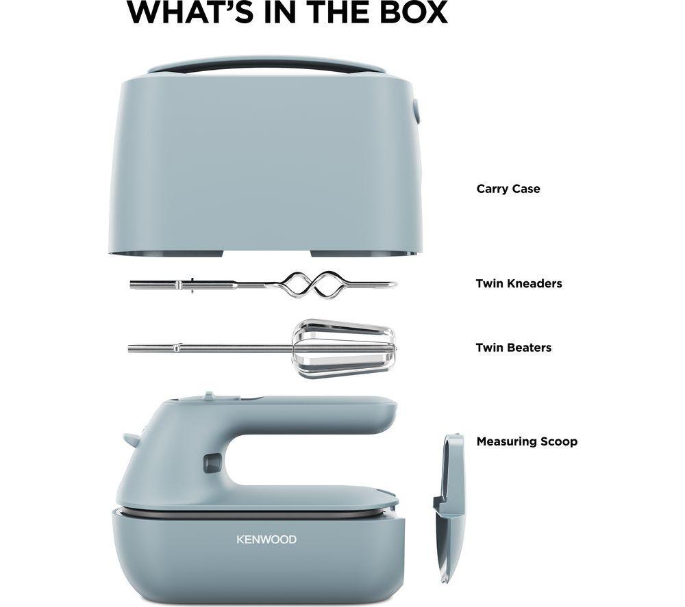 KENWOOD Quickmix Go HMP40.000GY Hand Mixer - Storm Blue