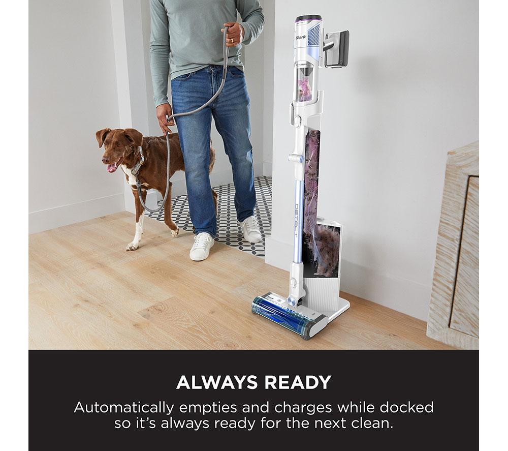 SHARK Detect Clean & Empty Pet IW4621UKT Cordless Vacuum Cleaner - Cloudy Blue