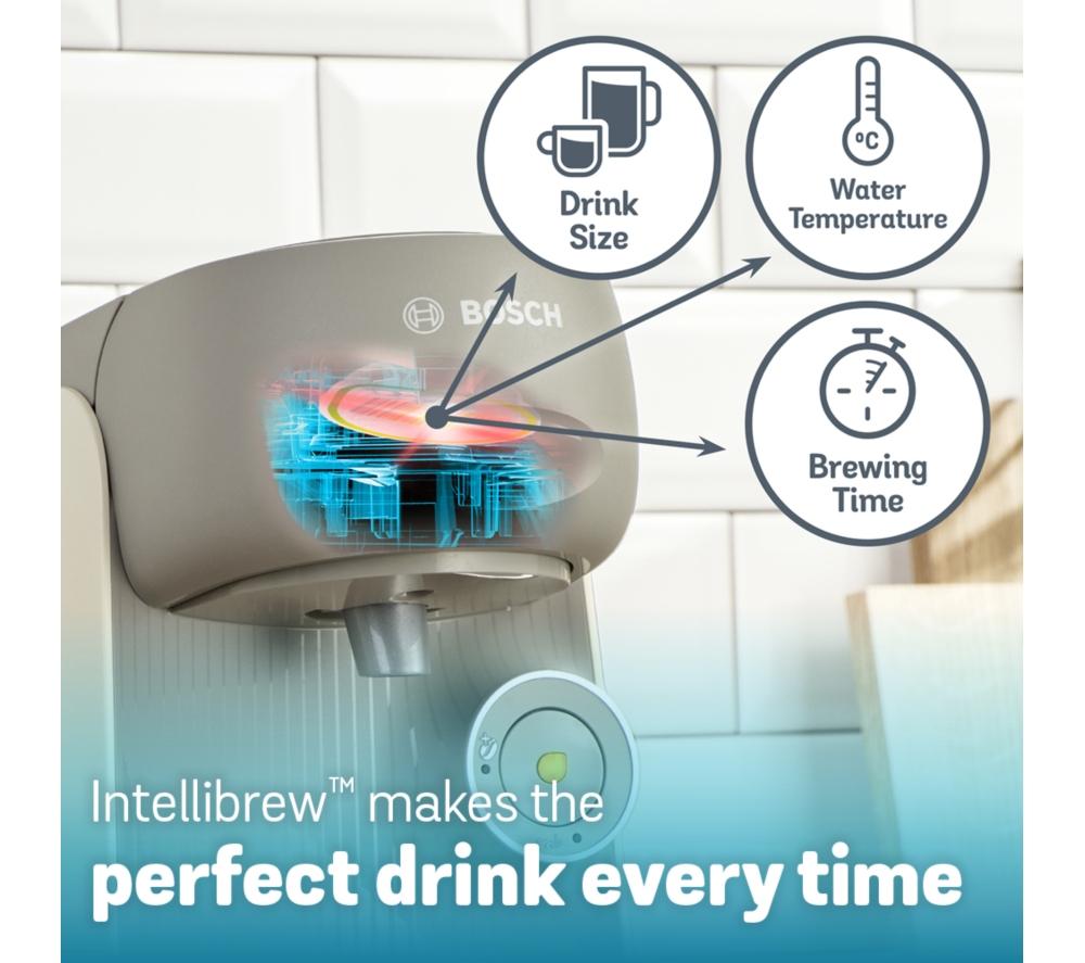 Cafetera TASSIMO by Bosch Finesse TAS167PGB - Crema