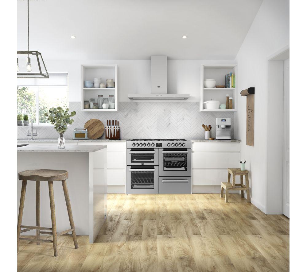 Cocina de gas eléctrica BELLING Cookcentre 110DF - Acero inoxidable