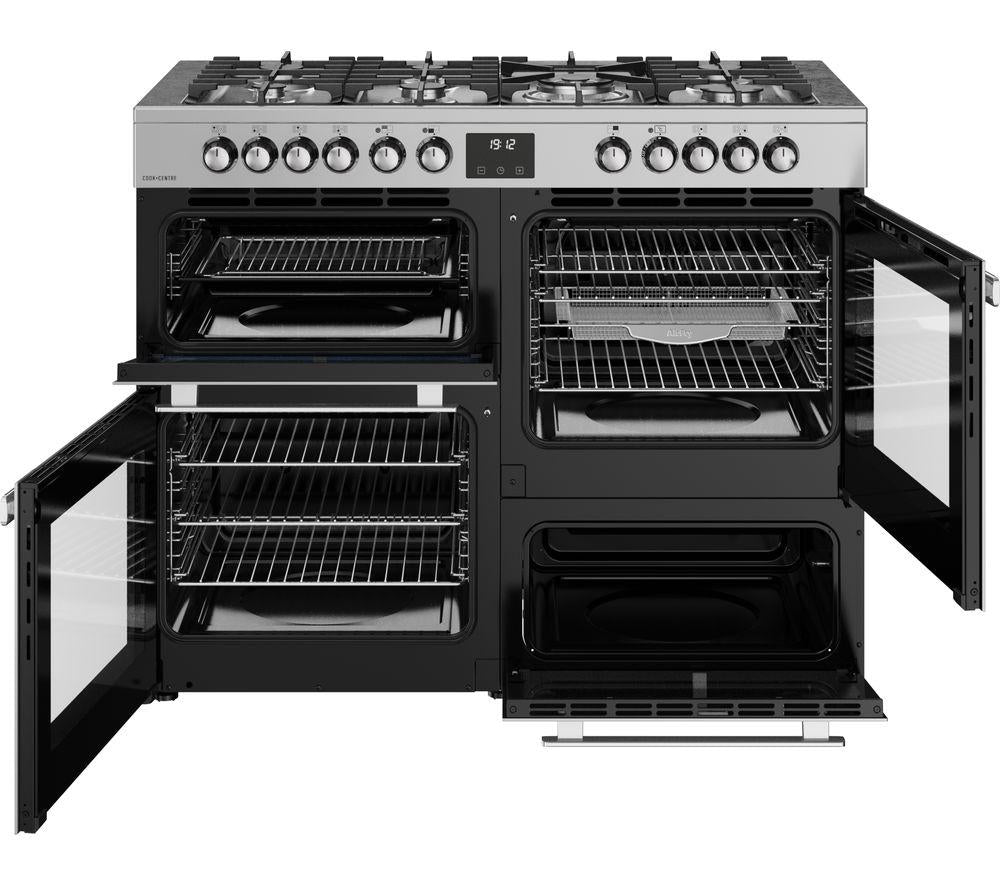 Cocina de gas eléctrica BELLING Cookcentre 110DF - Acero inoxidable