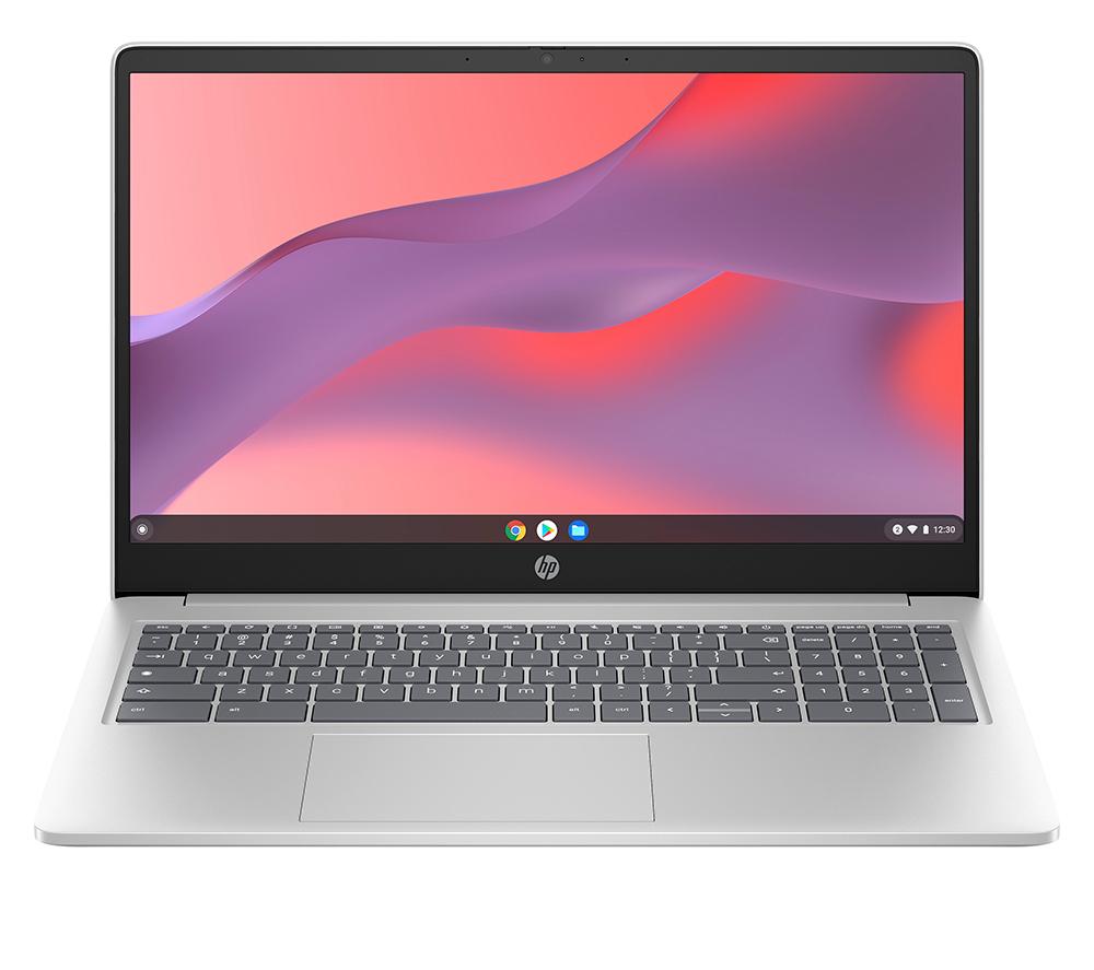 HP 15a-nb0504sa Chromebook de 15,6" - Intel® N100, 128 GB UFS, Plata