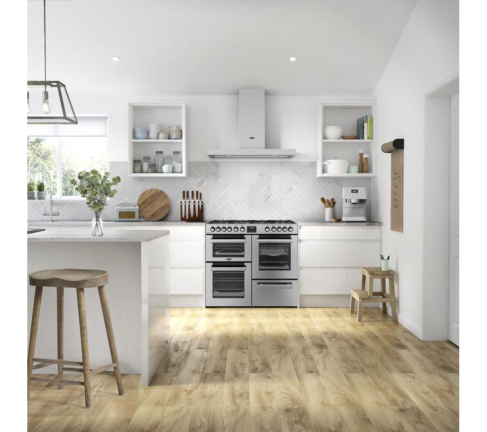Cocina de doble combustible BELLING Cookcentre 100DF - Acero inoxidable y cromo