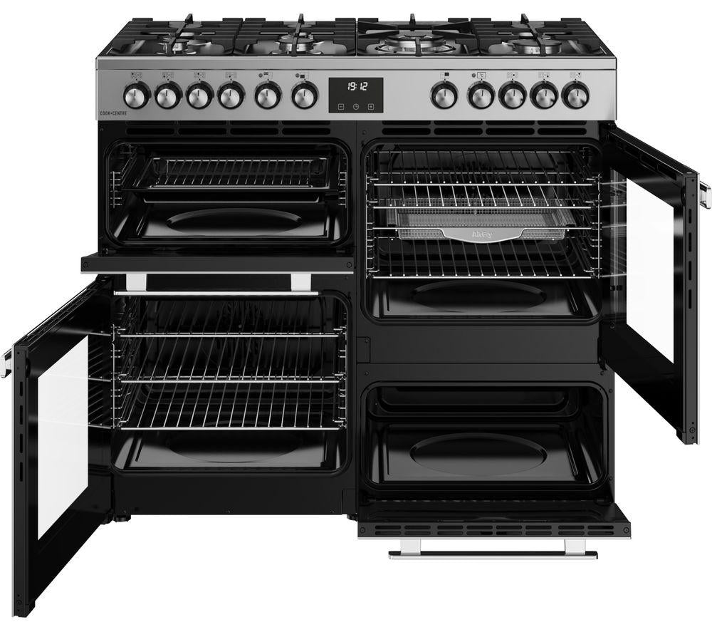 Cocina de doble combustible BELLING Cookcentre 100DF - Acero inoxidable y cromo
