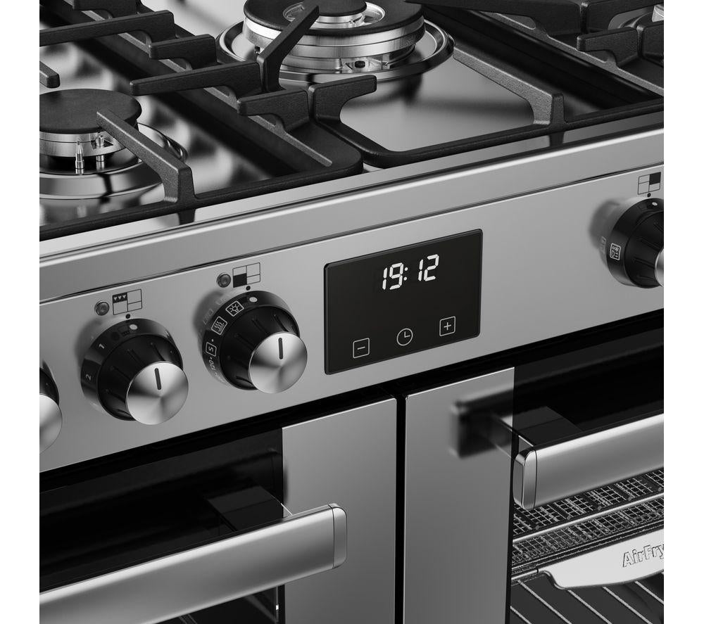 Cocina de doble combustible BELLING Cookcentre 100DF - Acero inoxidable y cromo