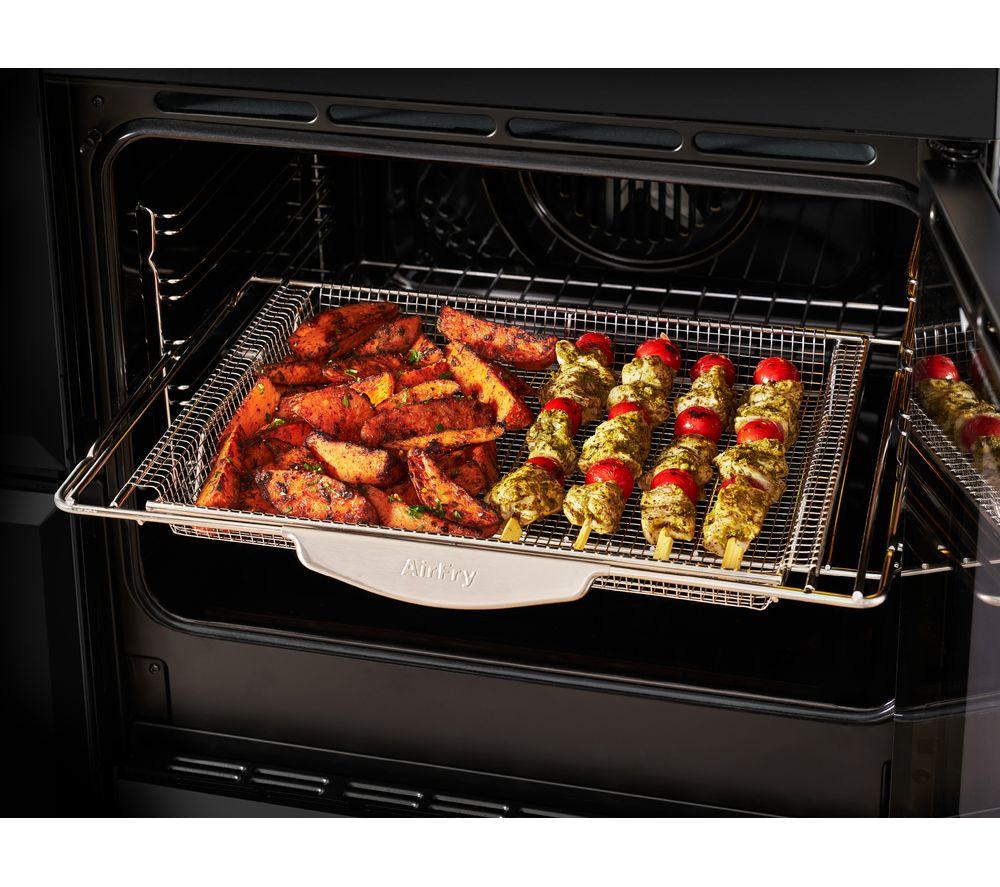 Cocina BELLING Farmhouse 110DF de doble combustible - Negro y Cromo