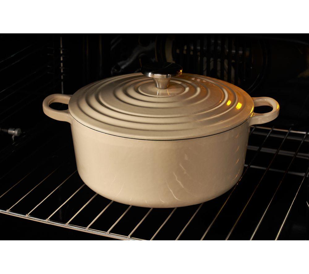 Cocina BELLING Farmhouse 110DF de doble combustible - Negro y Cromo