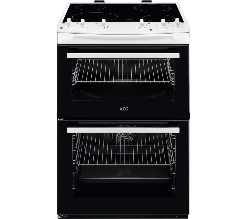 AEG 5000 SurroundCook CCX6501ACW 60 cm Electric Ceramic Cooker - White