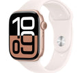 APPLE Watch Series 10 - 46 mm Rose Gold Aluminium Case with Light Blush Sport Band, M/L