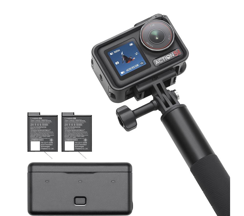 DJI Osmo Action 5 Pro 4K Ultra HD Action Camera Adventure Combo - Black