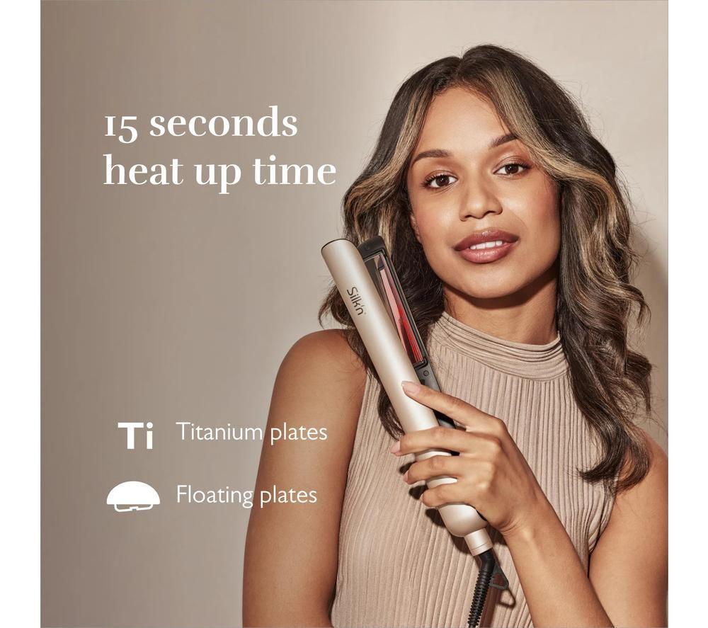 SILK'N SilkyStraight Hair Straightener - Rose Gold