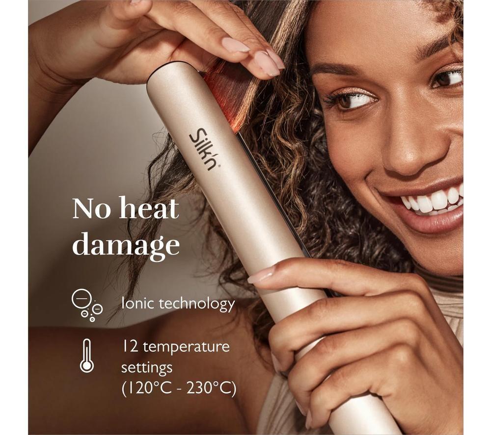 SILK'N SilkyStraight Hair Straightener - Rose Gold