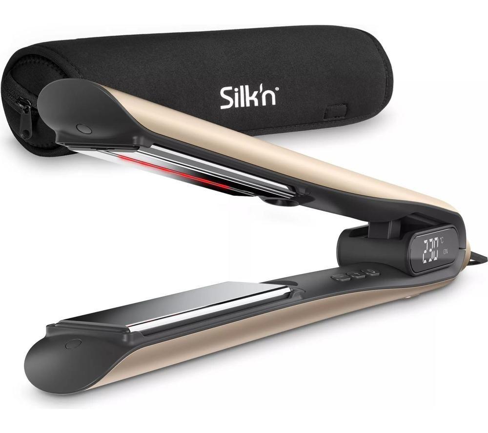 SILK'N SilkyStraight Hair Straightener - Rose Gold
