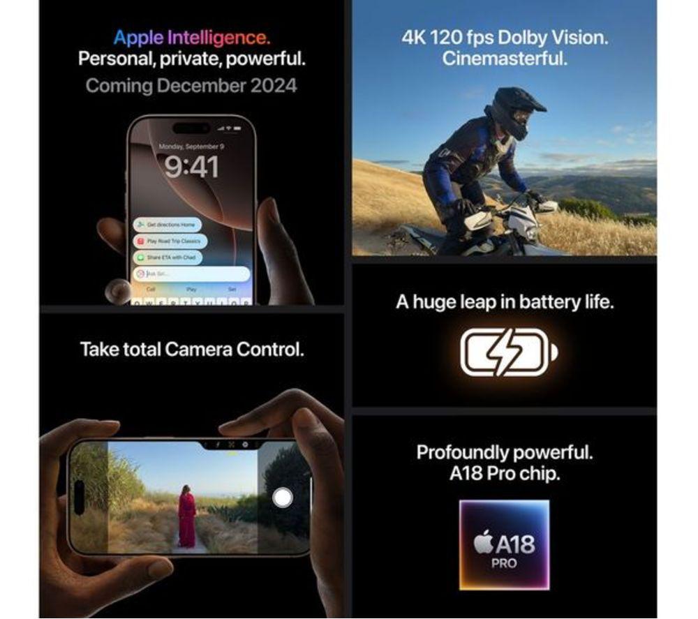APPLE iPhone 16 Pro Max - 256 GB, Desert Titanium