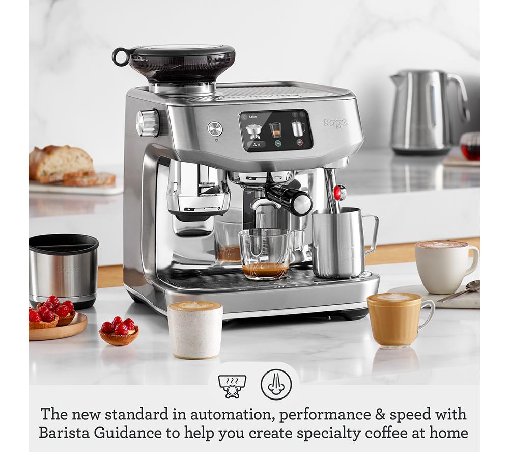 SAGE SES985 Oracle Jet Kaffeemaschine mit Mahlwerk – Edelstahl