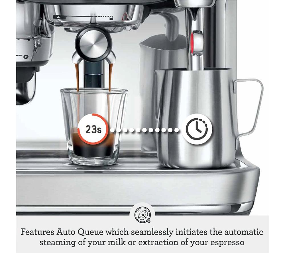 SAGE SES985 Oracle Jet Kaffeemaschine mit Mahlwerk – Edelstahl