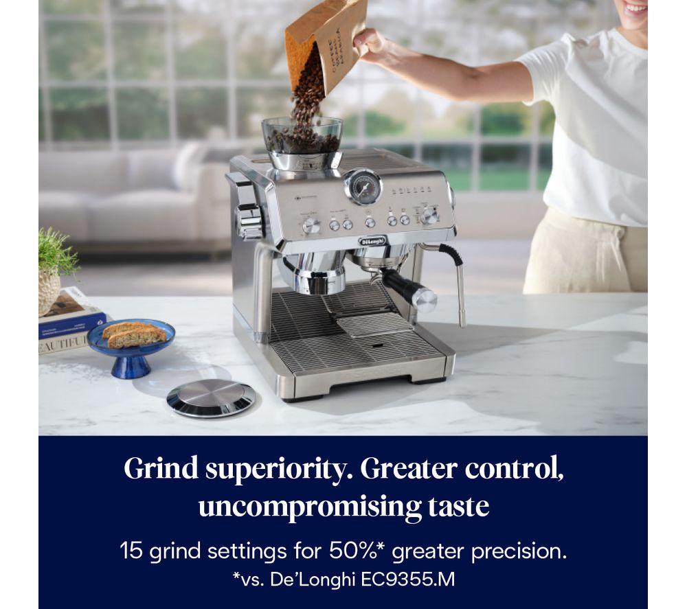 DELONGHI La Specialista Opera EC9555.M Kaffeevollautomat mit HomeCafe Kit - Edelstahl