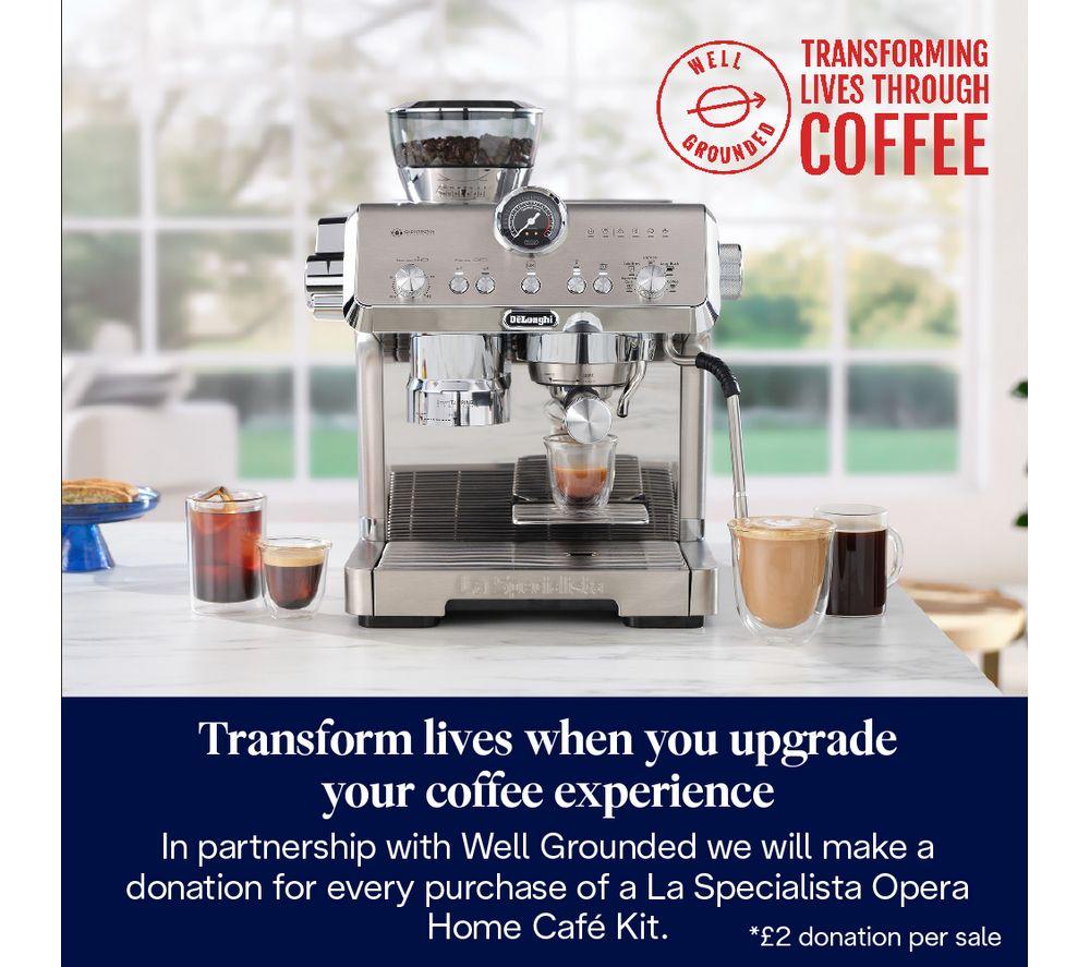 DELONGHI La Specialista Opera EC9555.M Bean to cup Coffee Machine with HomeCafe Kit - Stainless Steel