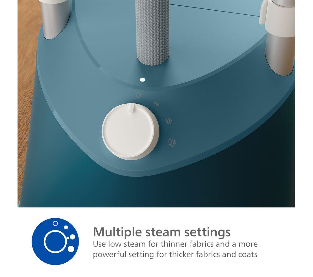PHILIPS 1000 Series STE1040/20 Standing Clothes Steamer - Blue
