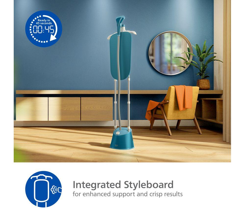 PHILIPS 1000 Series STE1040/20 Standing Clothes Steamer - Blue